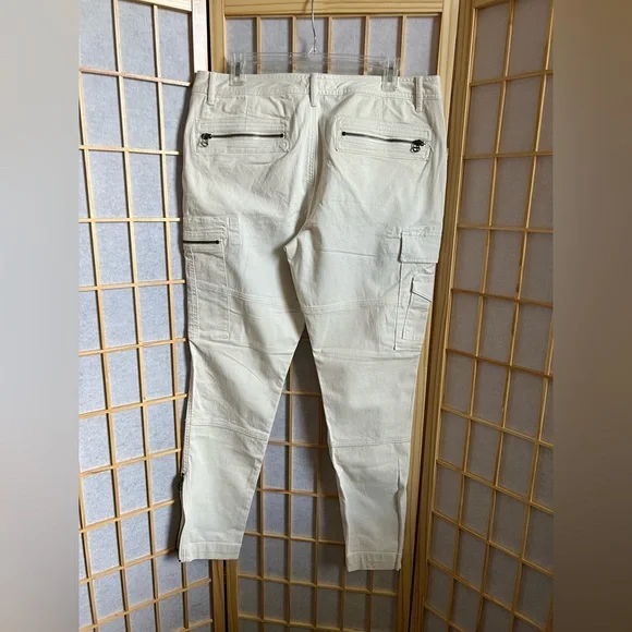 Polo by Ralph Lauren Cream Cargo Pants Relaxed Fit - Picture 2 of 13